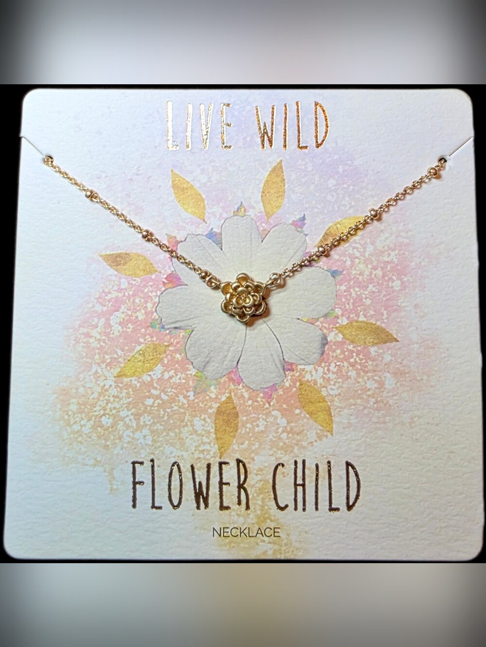 Flower Pendant Necklace